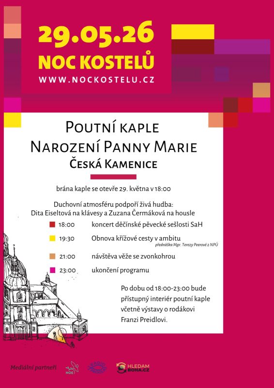 Noc kostelů 2026 Česká Kamenice